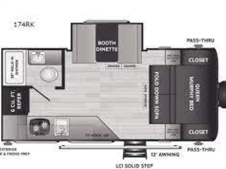 2022 Keystone Hideout 174RK 